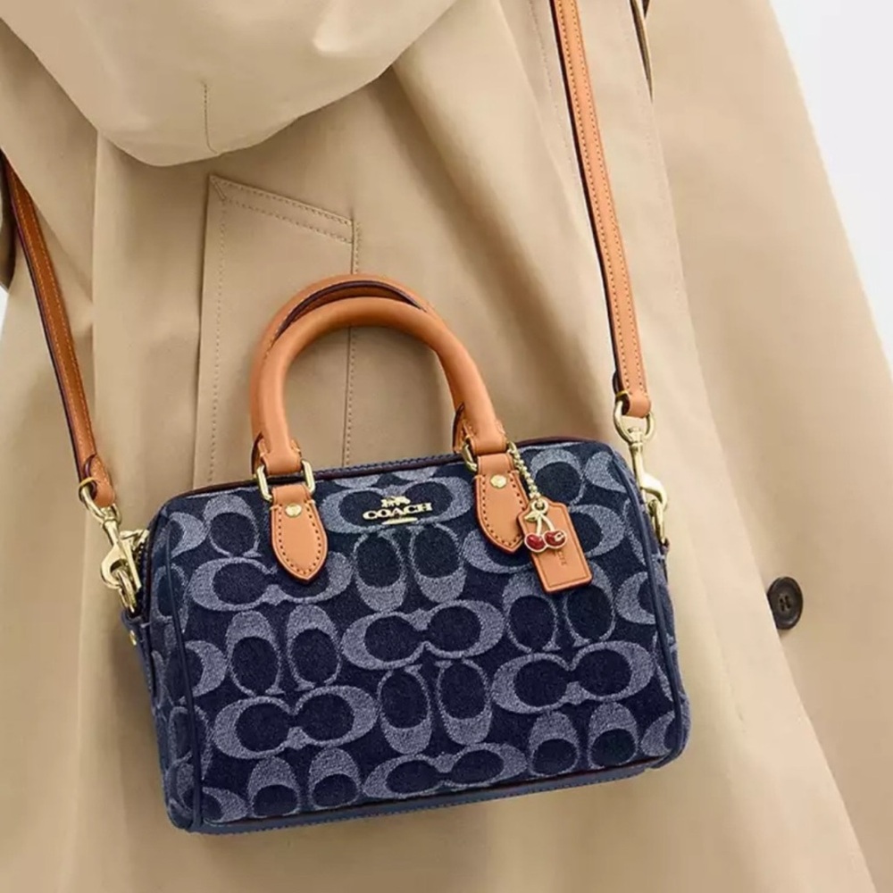 Coach Denim Mini Rowan